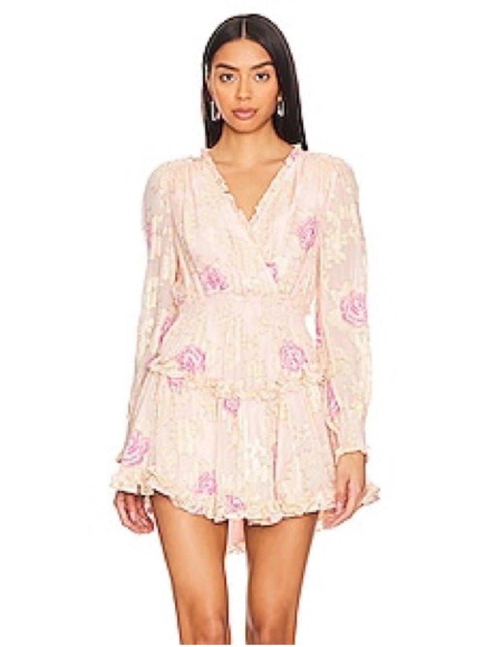 LoveShackFancy Spruce Mini Dress small
